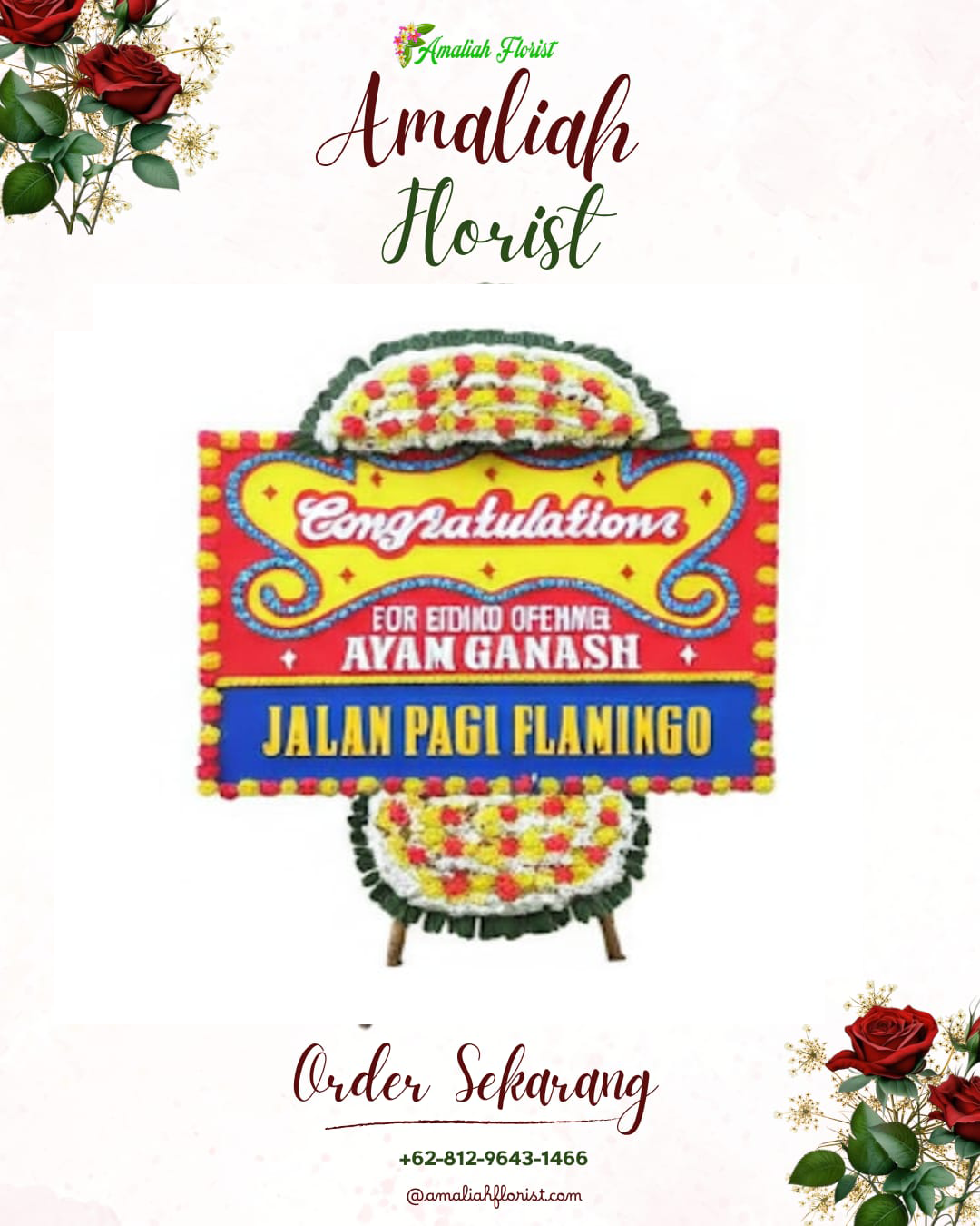 Sewa Papan Bunga Kersana